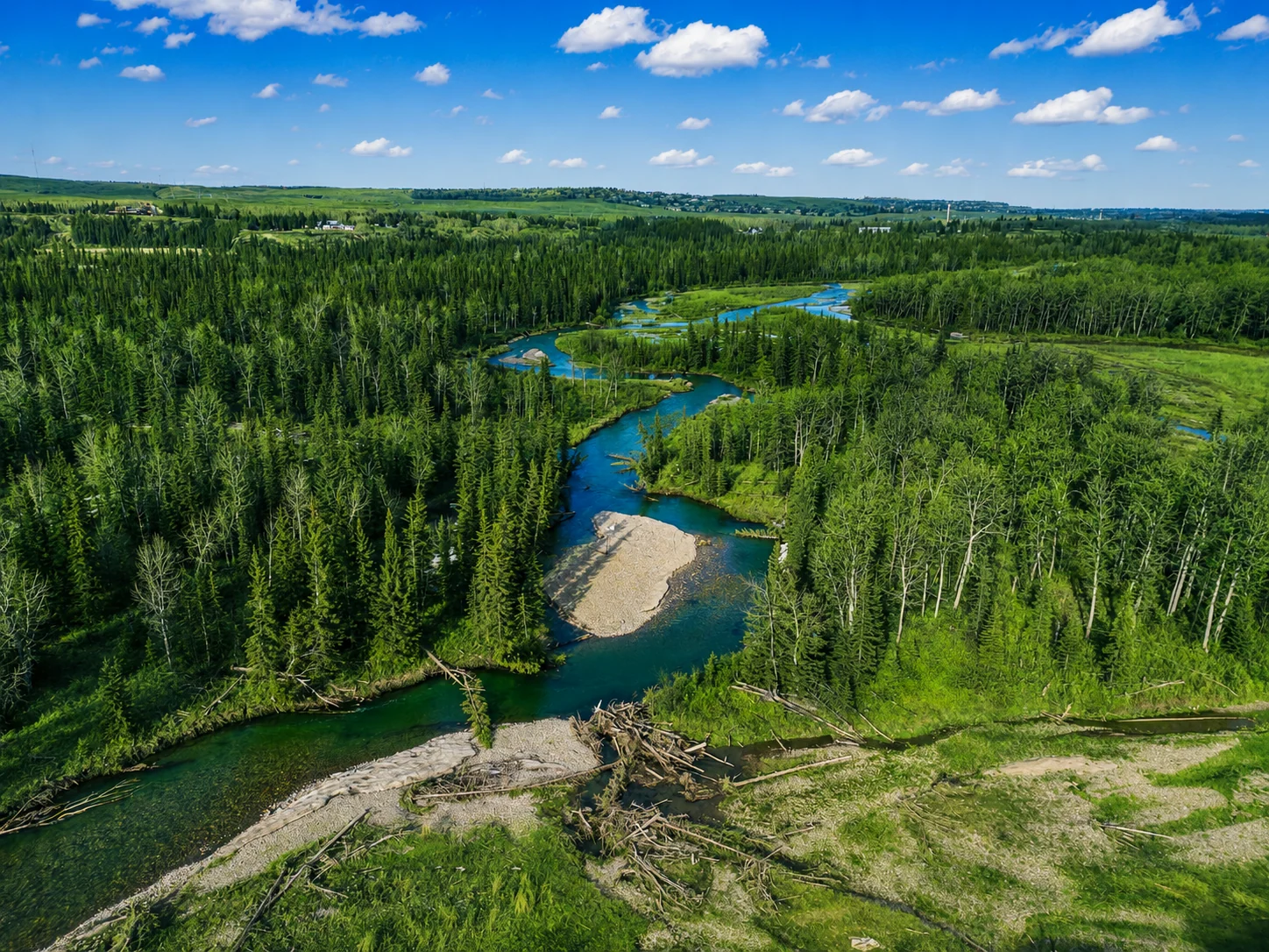 The landscape of Elbow Valley